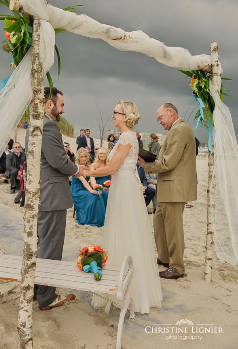 Cérémonie laïque de mariage au Touquet-Paris-Plage