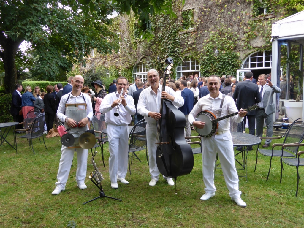 Le jazzband mariage dans les jardins de la Matelote à Boulogne-sur-Mer