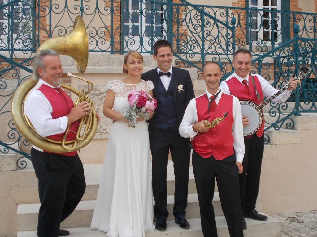 Orchestre jazz mariage : l'accueil des mariés